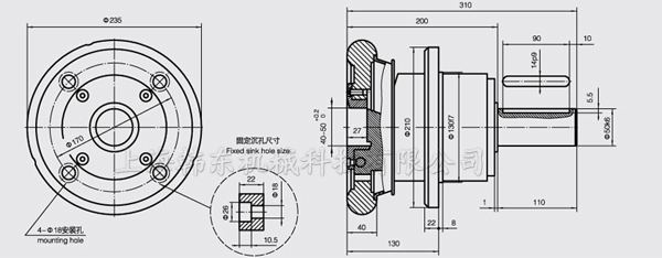 工業卡盤FLO/FLW50圖紙