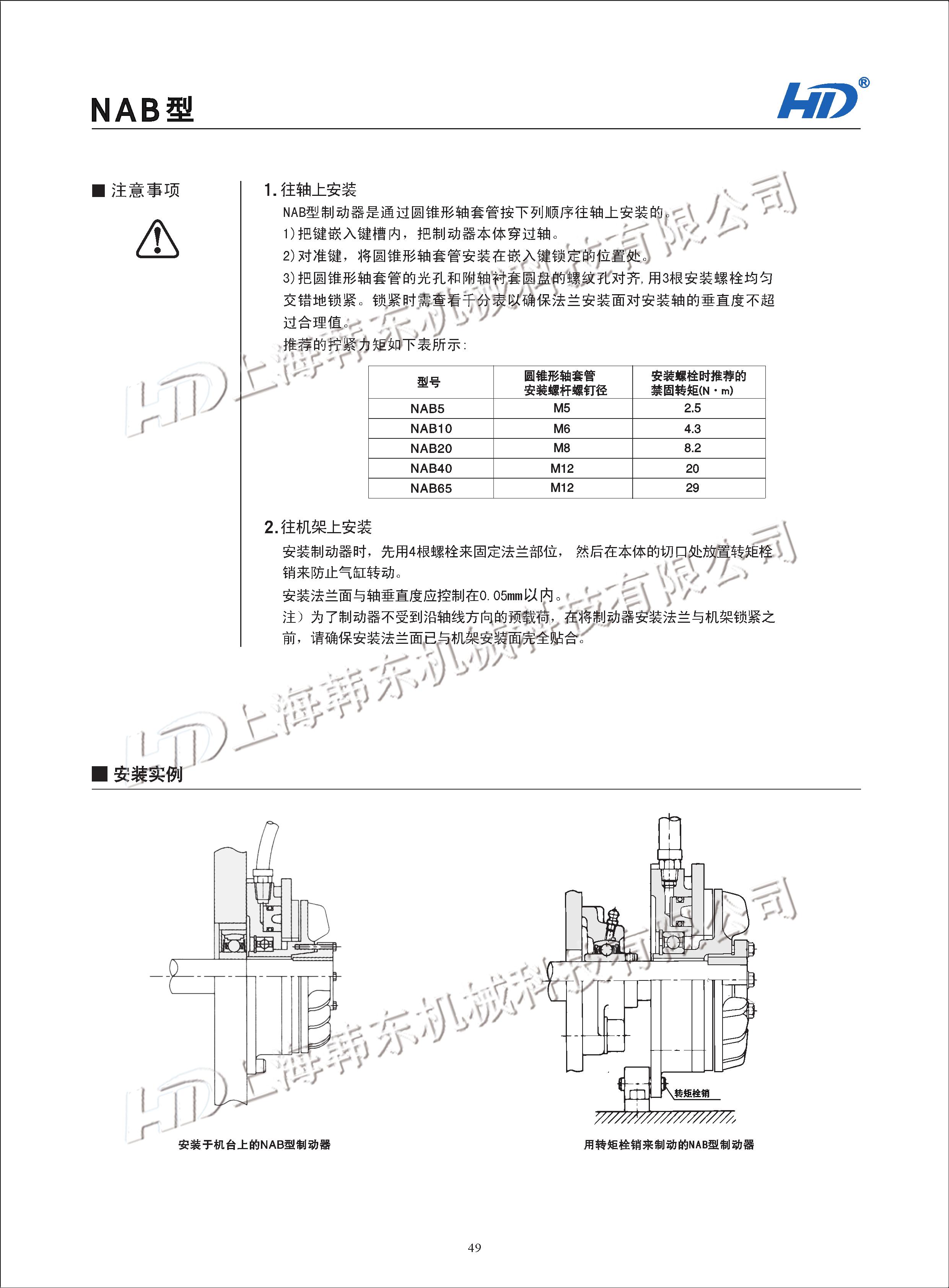 空壓通軸式剎車